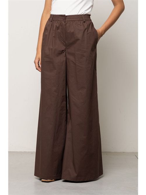 Pantaloni palazzo in cotone KAOS | SPJLE033/6011